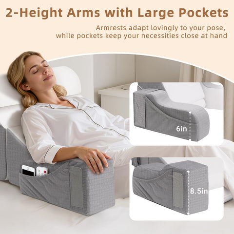 ESUERDO size comparison next to a pillow shows true 19-inch scale