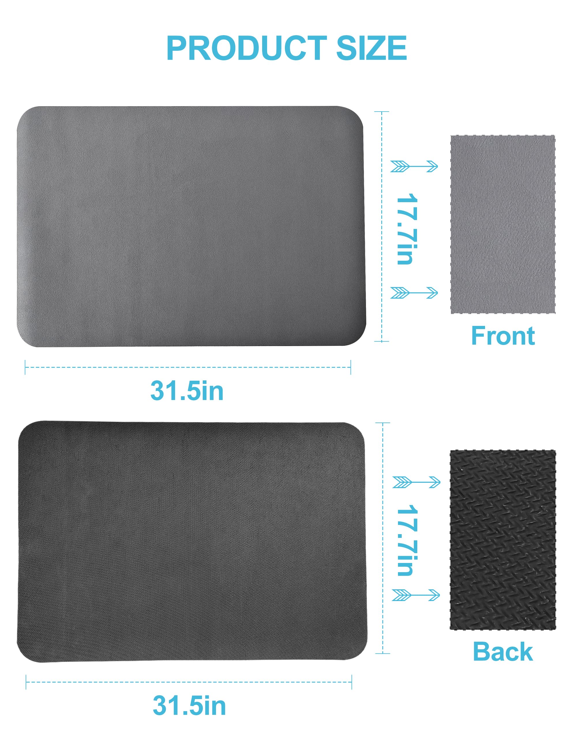 Etomiel used under pet bowls and on bathroom counter for multi-use benefit