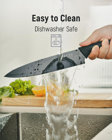 EUNA bread knife slicing a loaf smoothly for precise portioning