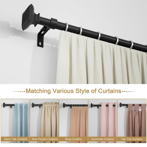 Euplar holding heavy drapes to demonstrate strong, durable support