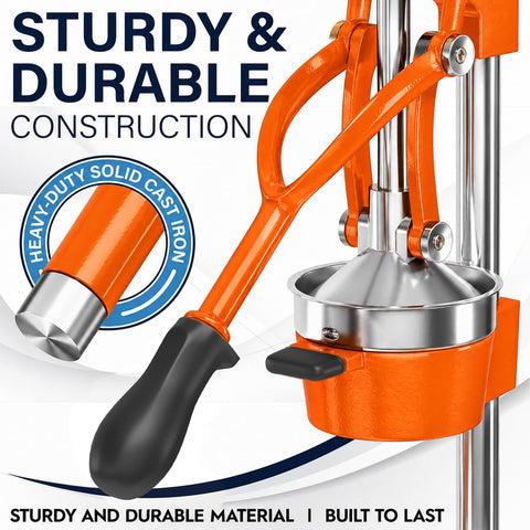 Eurolux cast iron frame close-up demonstrating durable construction and longevity