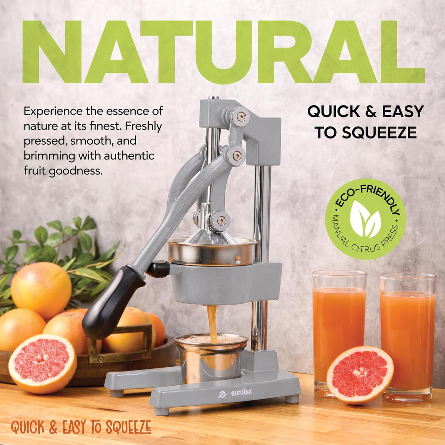 Eurolux extracting pomegranate juice demonstrating powerful press performance