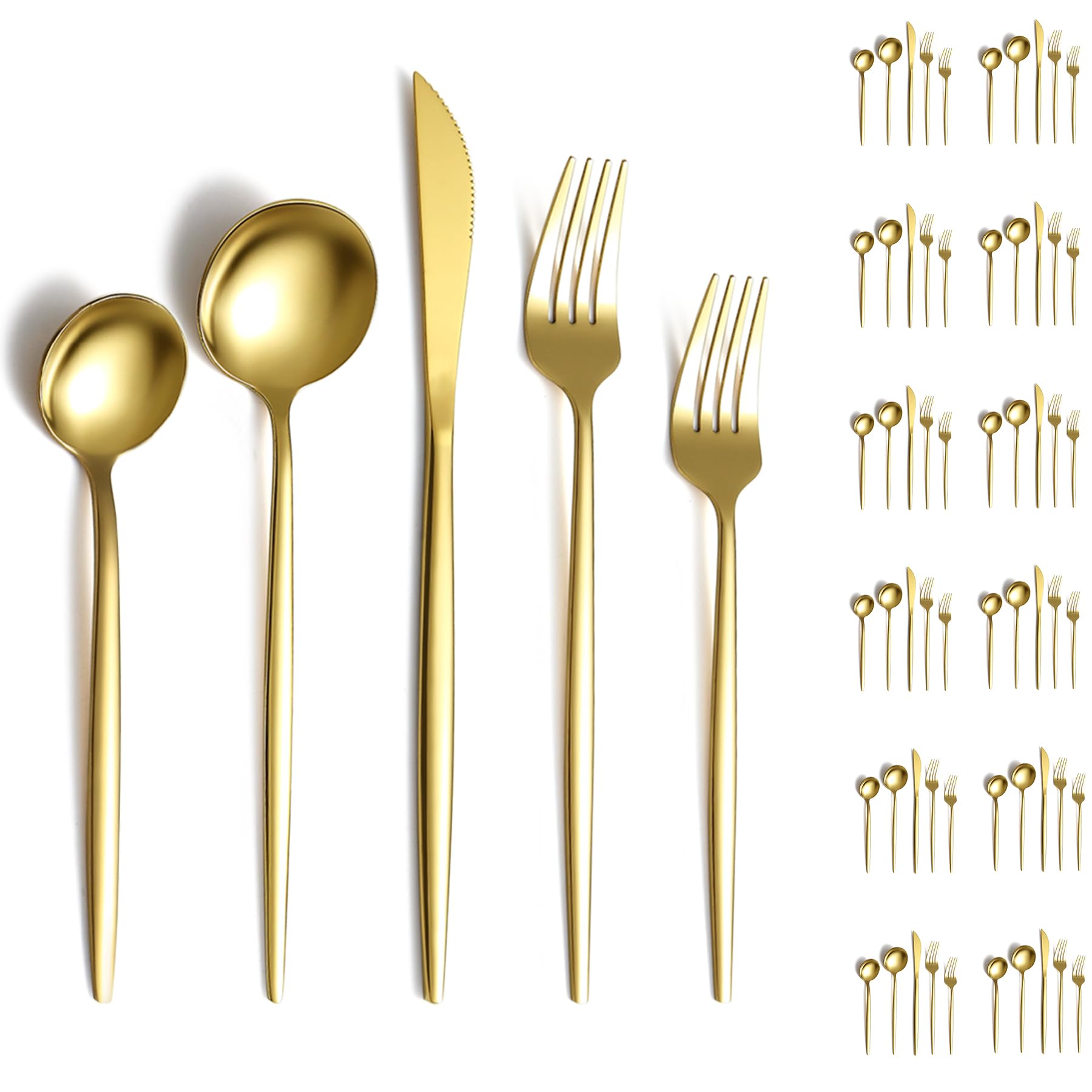 Evanda front packaging showing full 60-piece set and elegant presentation