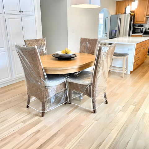 Evelots cover repelling dust and pet hair to keep chairs cleaner longer