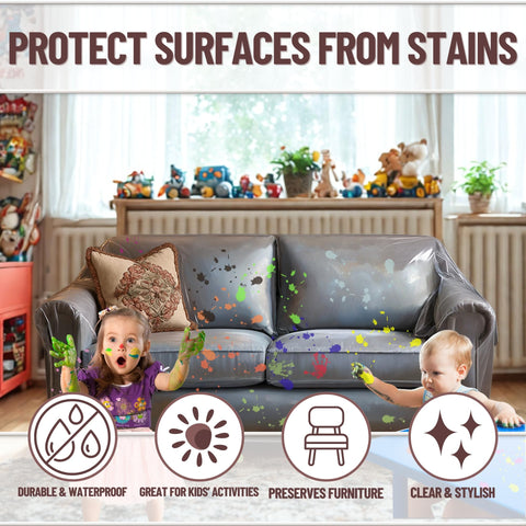 Evelots vinyl material texture close-up highlighting waterproof surface