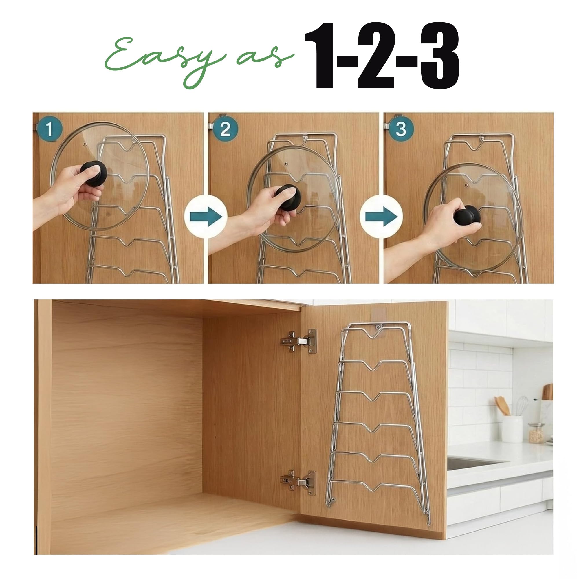 Evelots included screws and anchors for fast, reliable installation