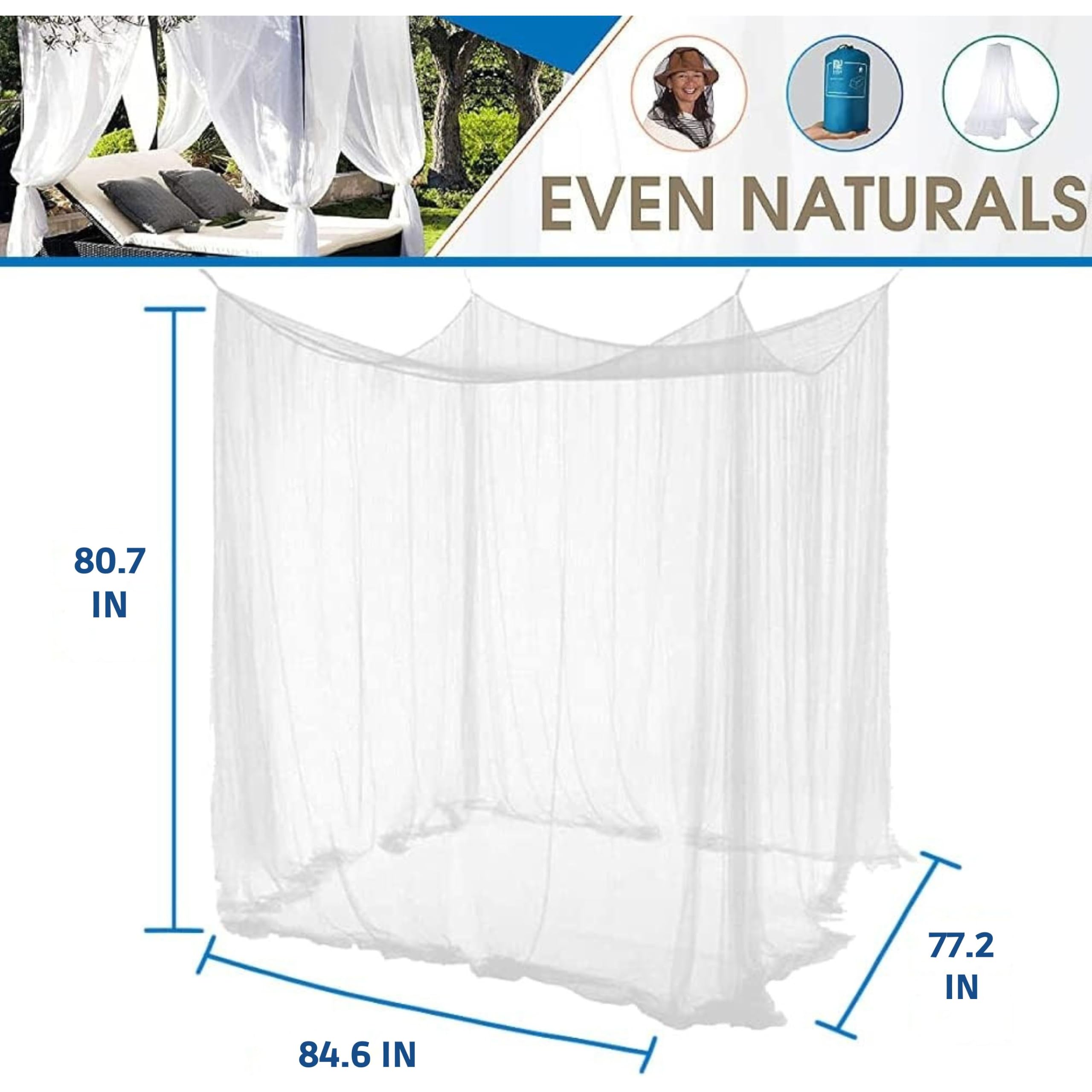 EVEN NATURALS close-up of 300-hole mesh demonstrating fine protection