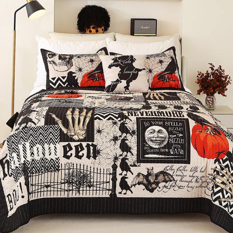 EVENHUG two pillow shams and decorative pillowcase displayed to complete bedding set