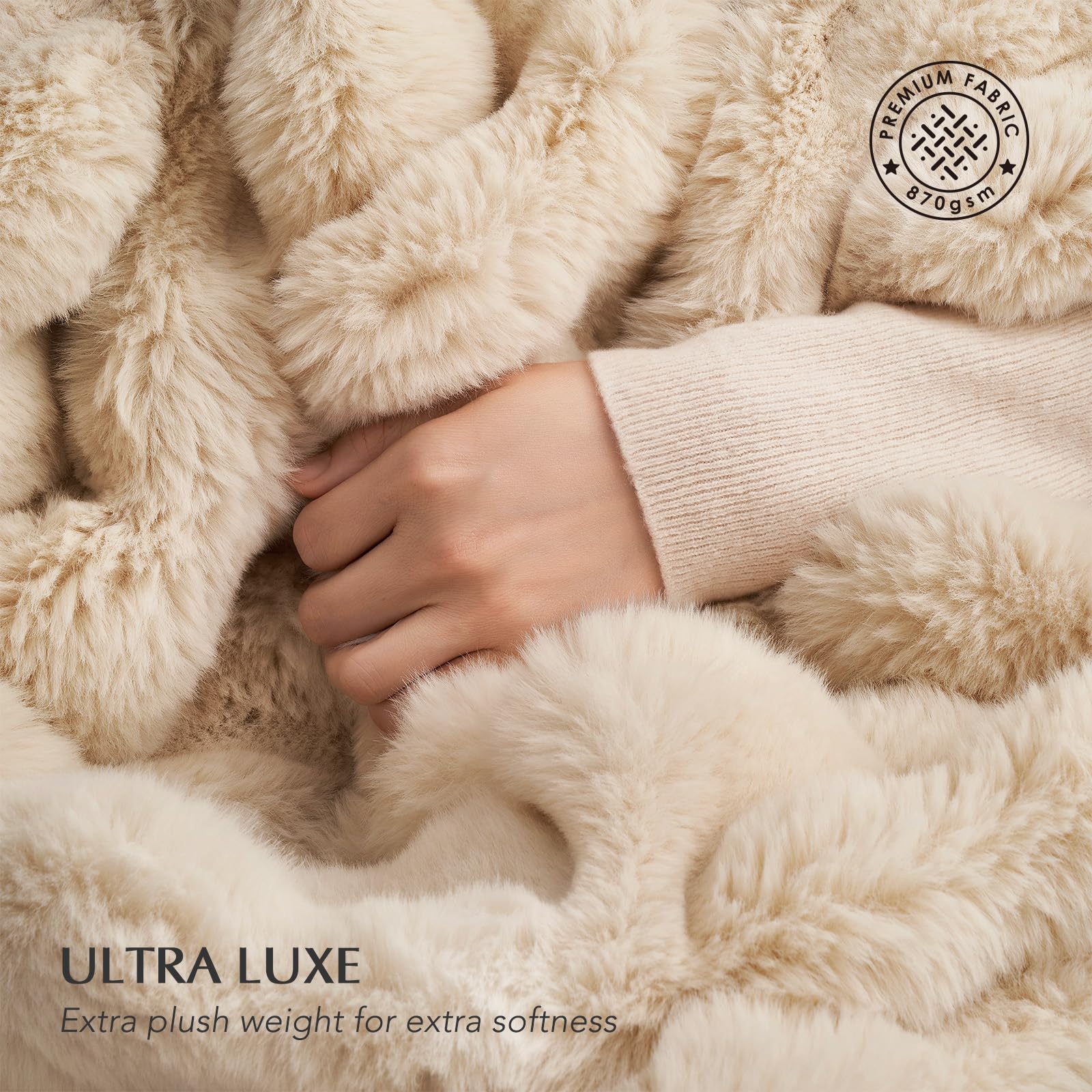 EverGrace blanket draped on sofa illustrating cozy decor and living room upgrade