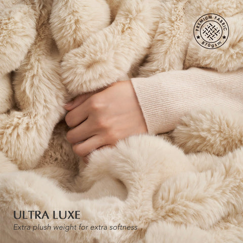EverGrace blanket draped on sofa illustrating cozy decor and living room upgrade