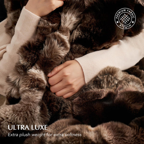 EverGrace closeup ridgeline texture highlighting sculpted faux fur for tactile luxury
