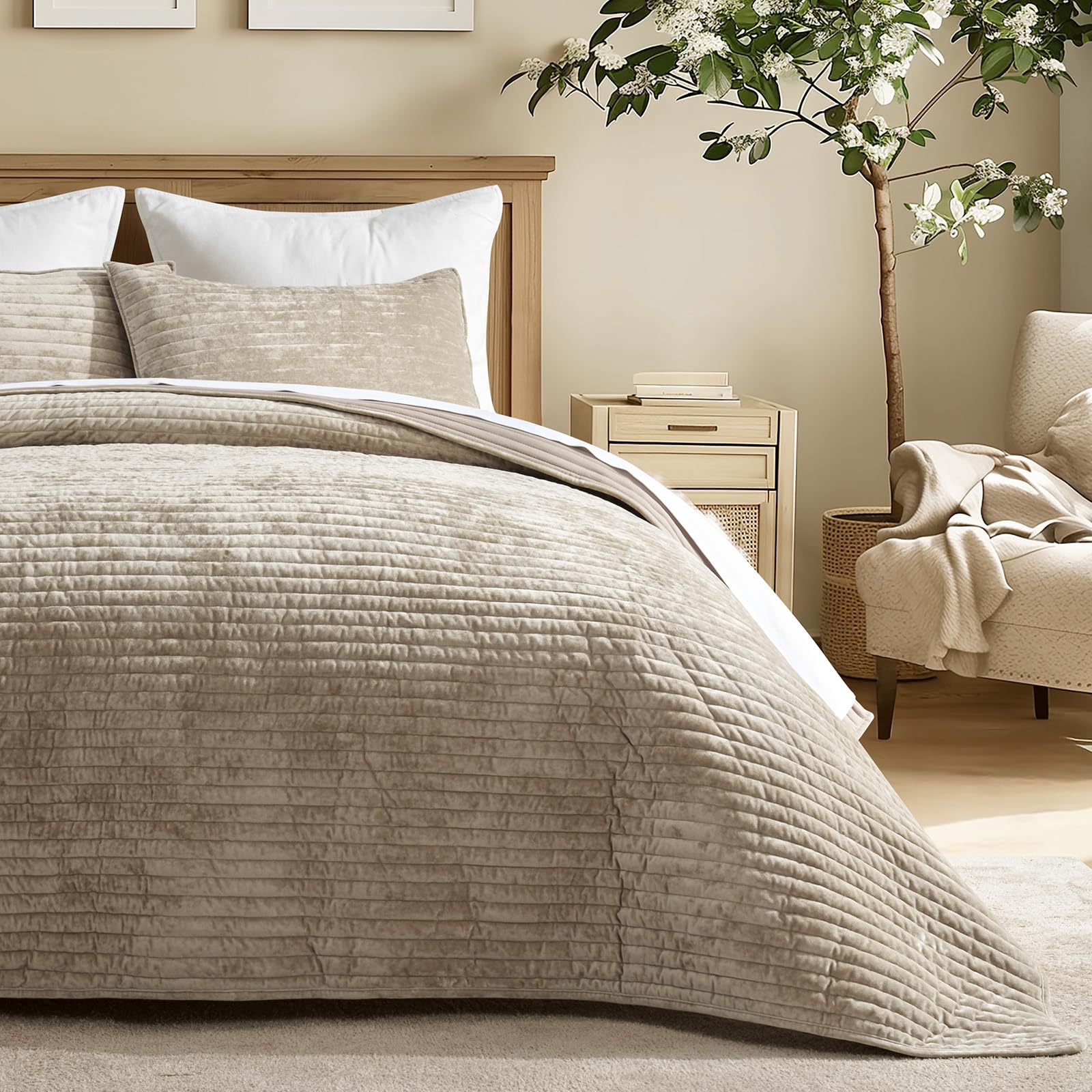 EverGrace layout of beige taupe color swatch showing versatile neutral options for decor