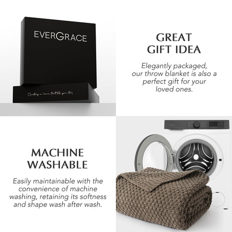 EverGrace in-use on a reader showing comfortable warmth and casual lifestyle appeal