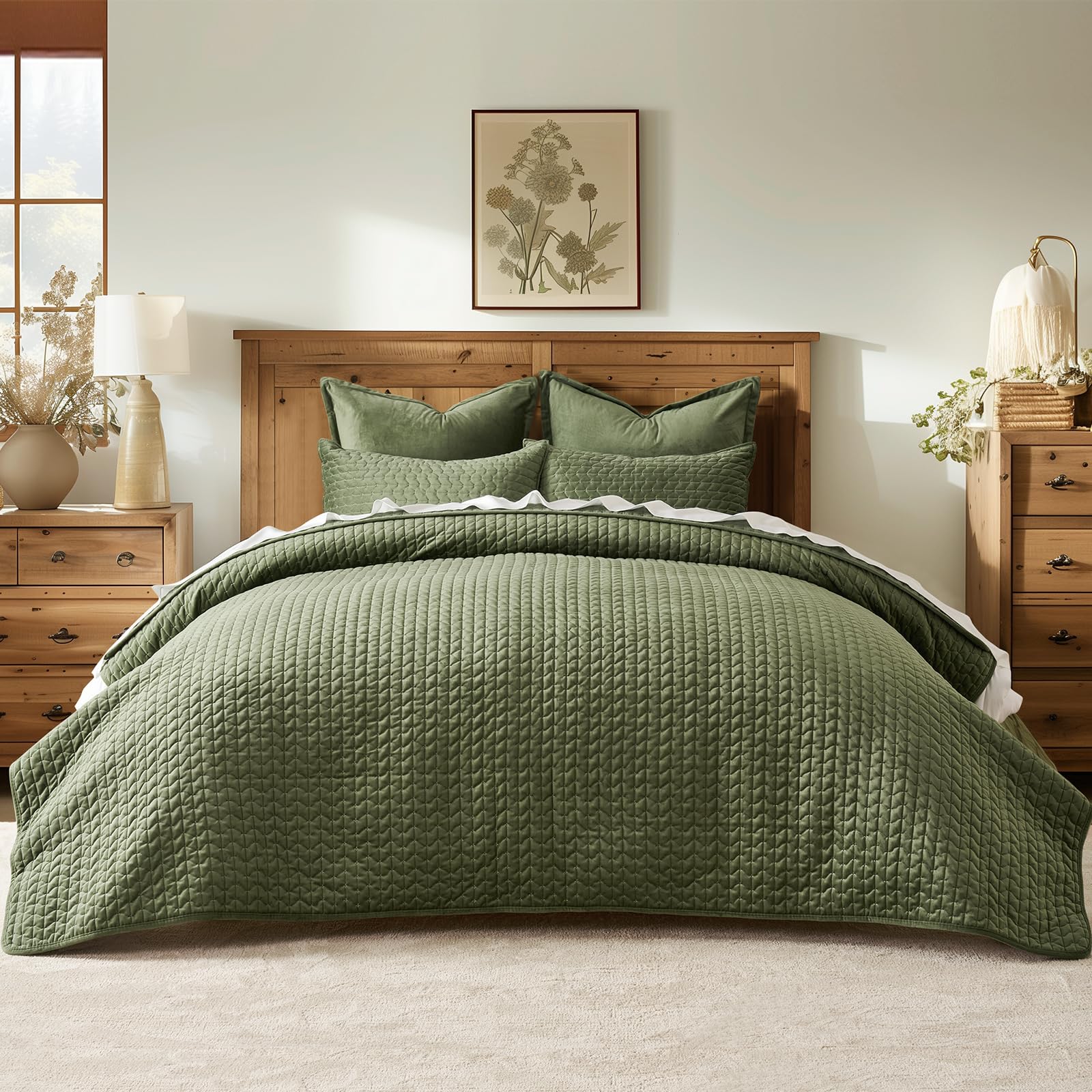 EverGrace styled bedroom scene showing how the quilt elevates decor and warmth
