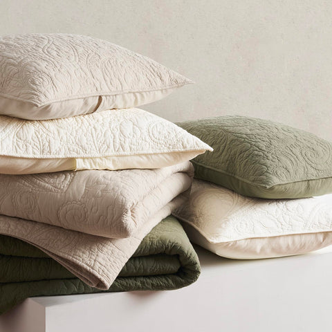 EverGrace folded quilt showing lightweight thickness and easy layering