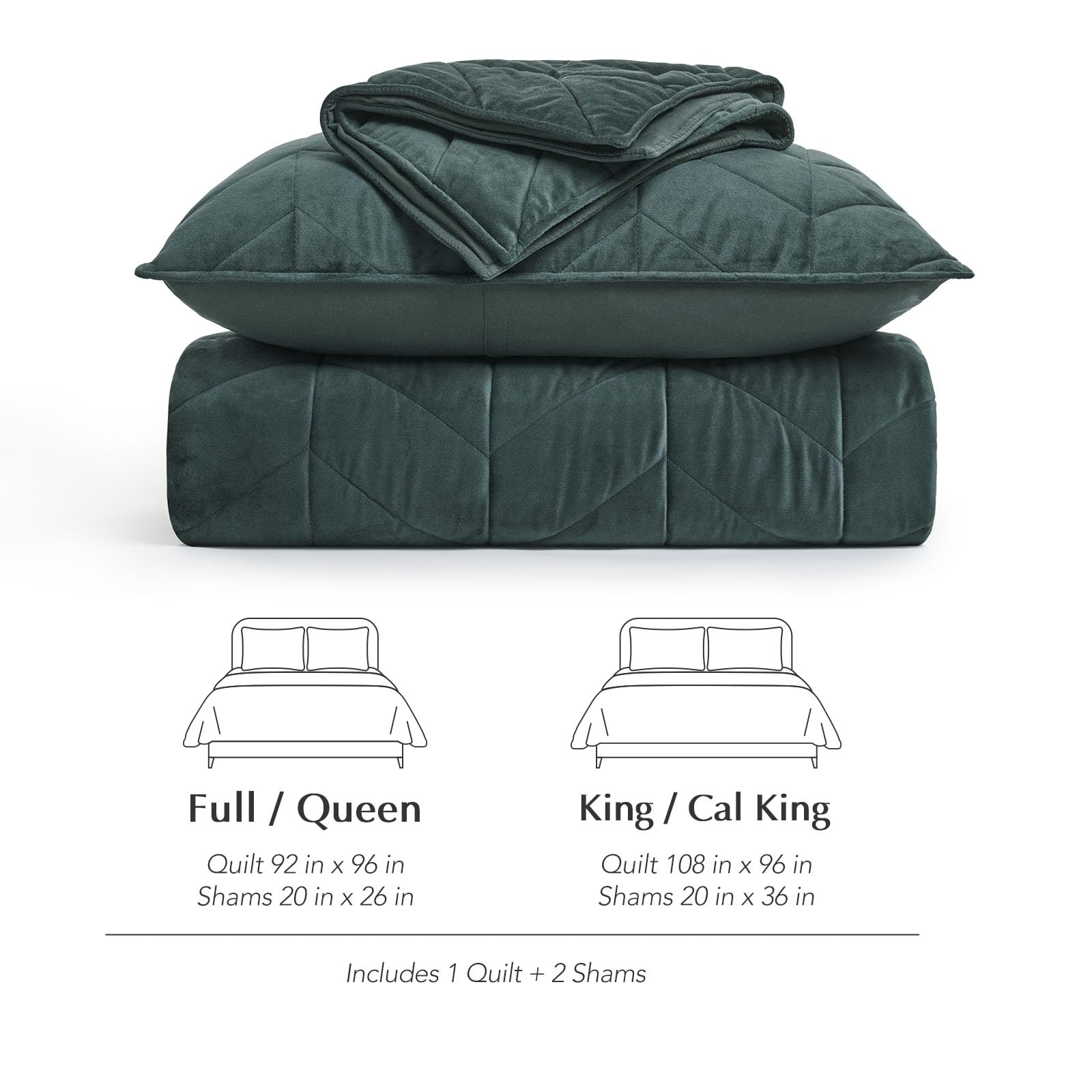EverGrace folded quilt in storage showing compactness and easy maintenance