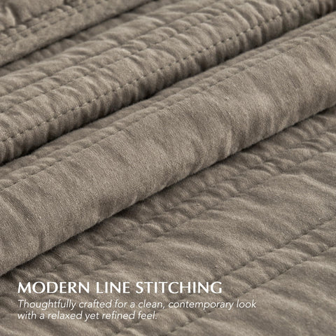 EverGrace detailed edge stitching close-up showing reinforced seam and durability