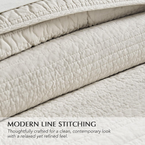 EverGrace quilt edge with reinforced stitching for lasting shape