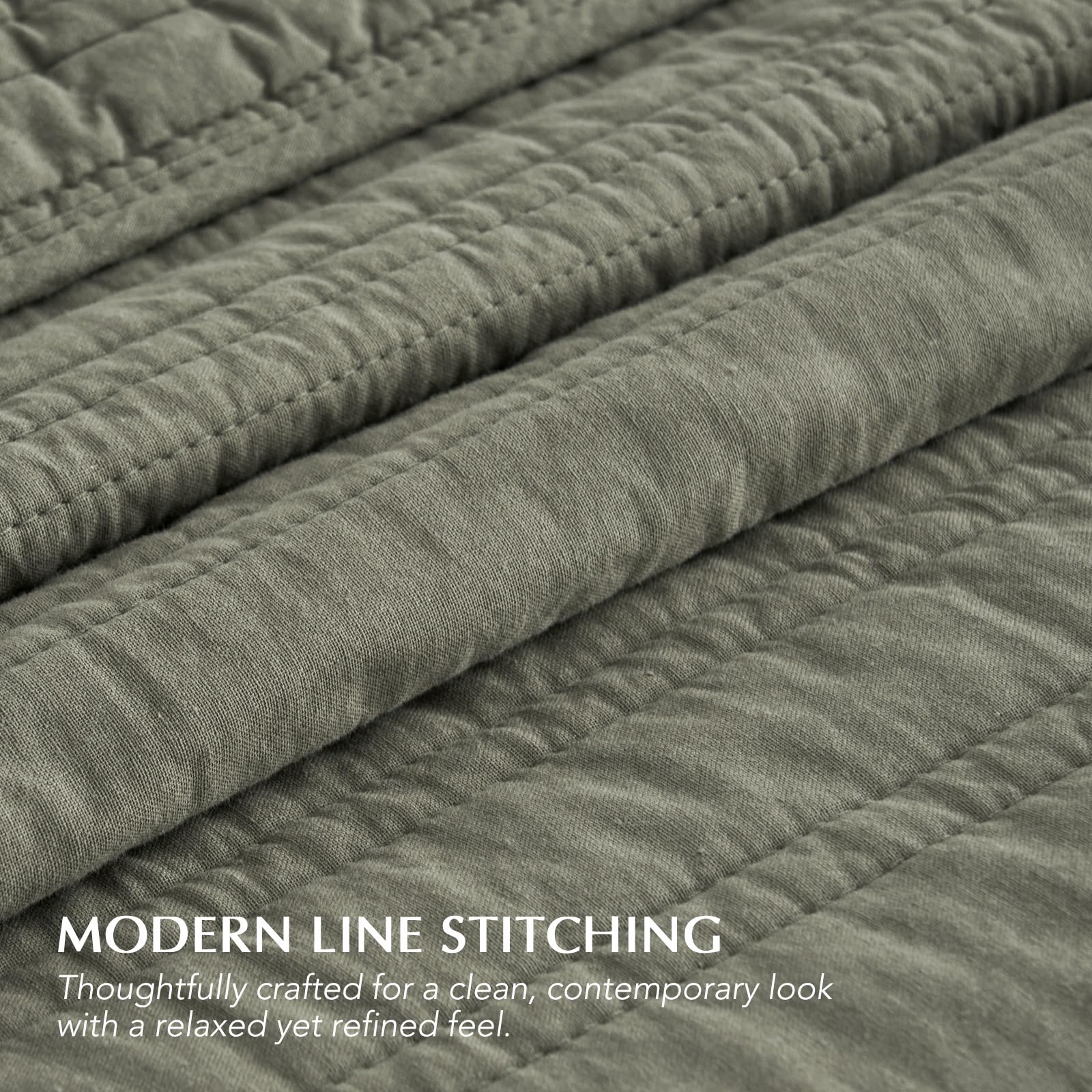EverGraceHome two pillow shams front view matching quilt for coordinated bedding