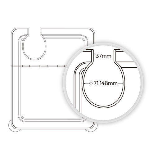 EVERIE container in use with Anova circulator demonstrating secure placement