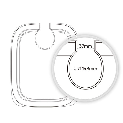 EVERIE container covered by insulating sleeve to slow heat transfer and stabilize temperature