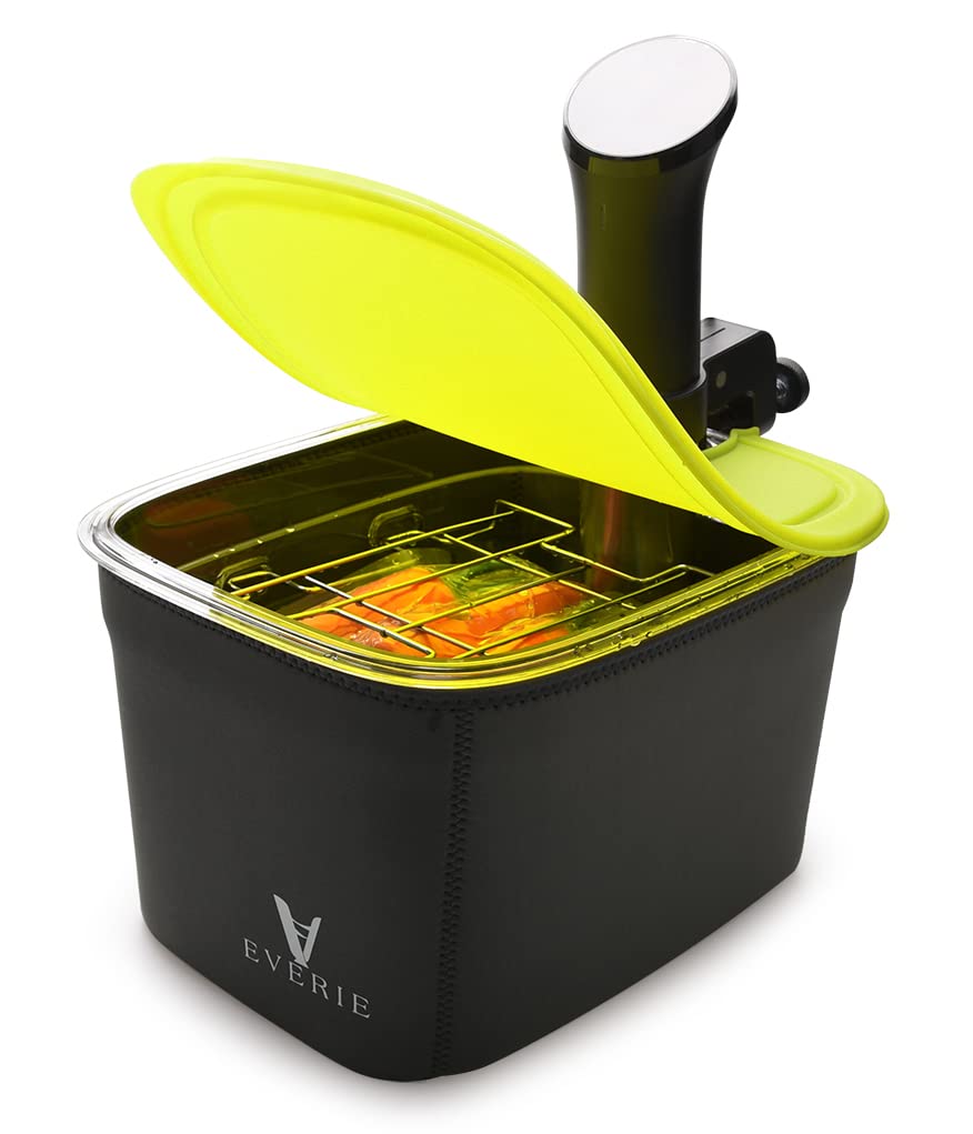 EVERIE front view of 12-quart container showing kit layout and compatibility benefits