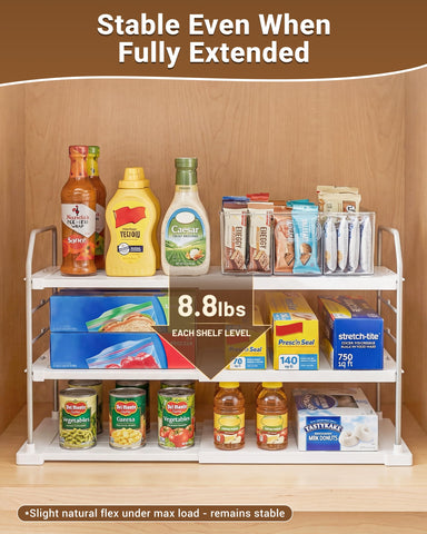 EVERIE installed inside a kitchen cabinet keeping pantry items organized