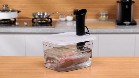 EVERIE in a kitchen setting with bags cooking to show convenient everyday use