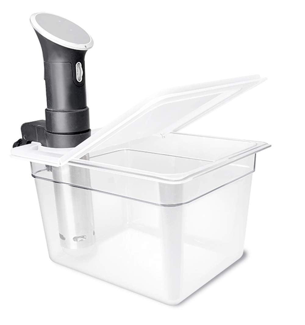 EVERIE size comparison on counter illustrating compact capacity and storage benefit