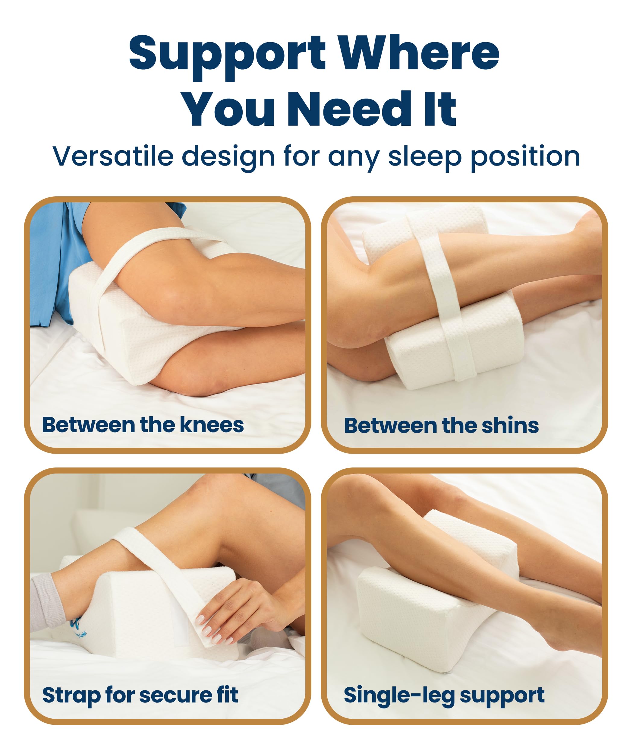 Everlasting Comfort removable cover zipper detail for easy washing and care