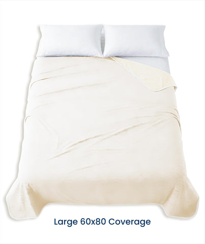 Rolled Everlasting Comfort blanket in tote for travel, convenient portability benefit