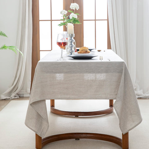 EVERLY draped corner detail showing soft hang and mid-weight fall