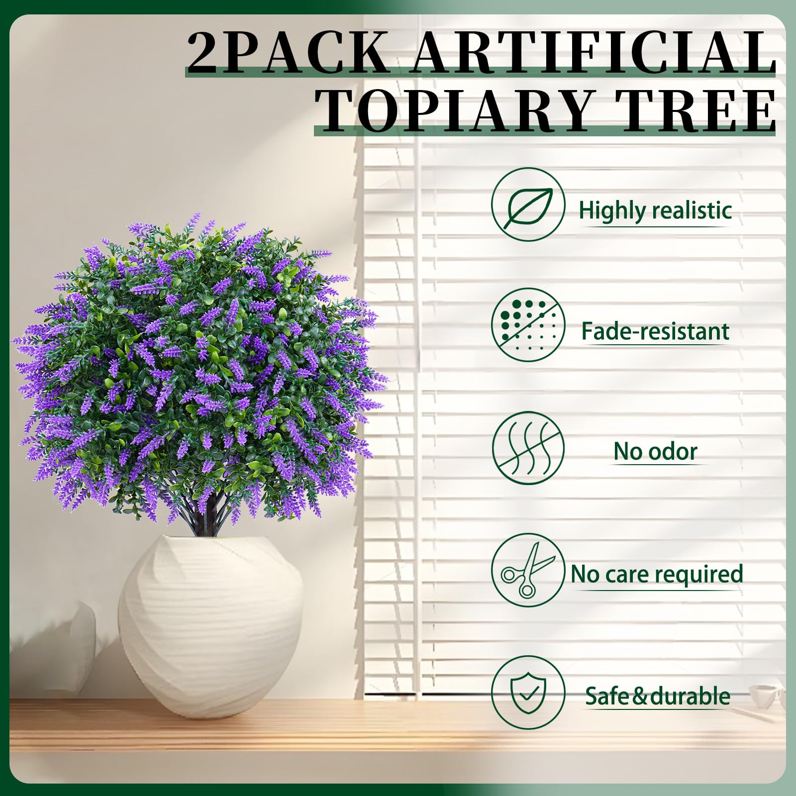 EverNature foliage close-up highlighting lifelike texture and durability