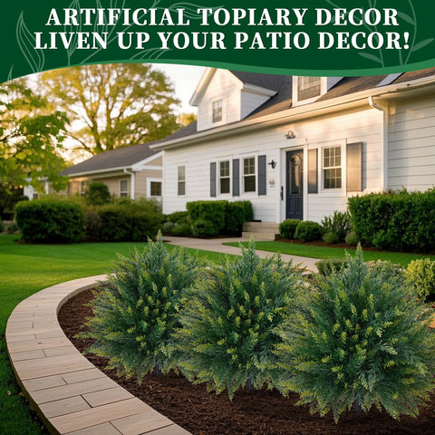 EverNature porch lifestyle display showing polished greenery for entryway