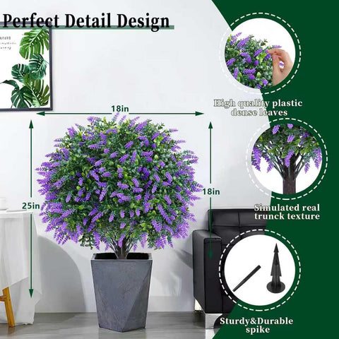 EverNature wood-grain trunk detail for authentic natural appearance and strength