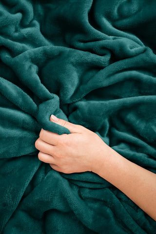 EverSnug blanket at campsite evening providing warm, comfortable relaxation