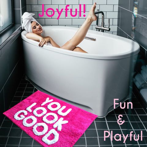 Evovee styled in bathroom showing decor impact and cozy step-out benefit