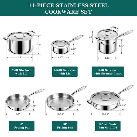 EWFEN 10-inch frying pan top view showing even cooking surface