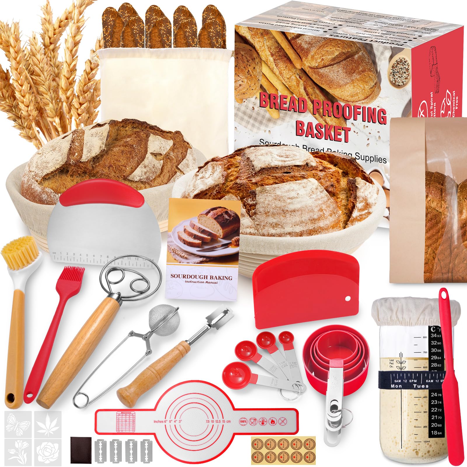 EWFEN front packaging showing complete sourdough kit, perfect gift