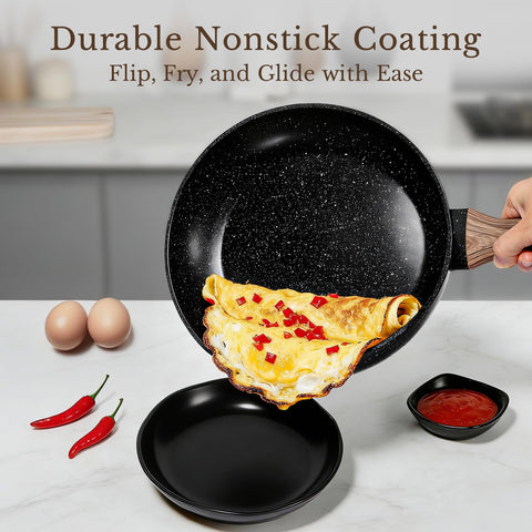 EWFEN saucepan with glass lid showing simmer control and visibility