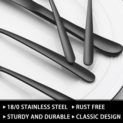 EWFEN steak knife blade close-up showing serration for effortless cutting