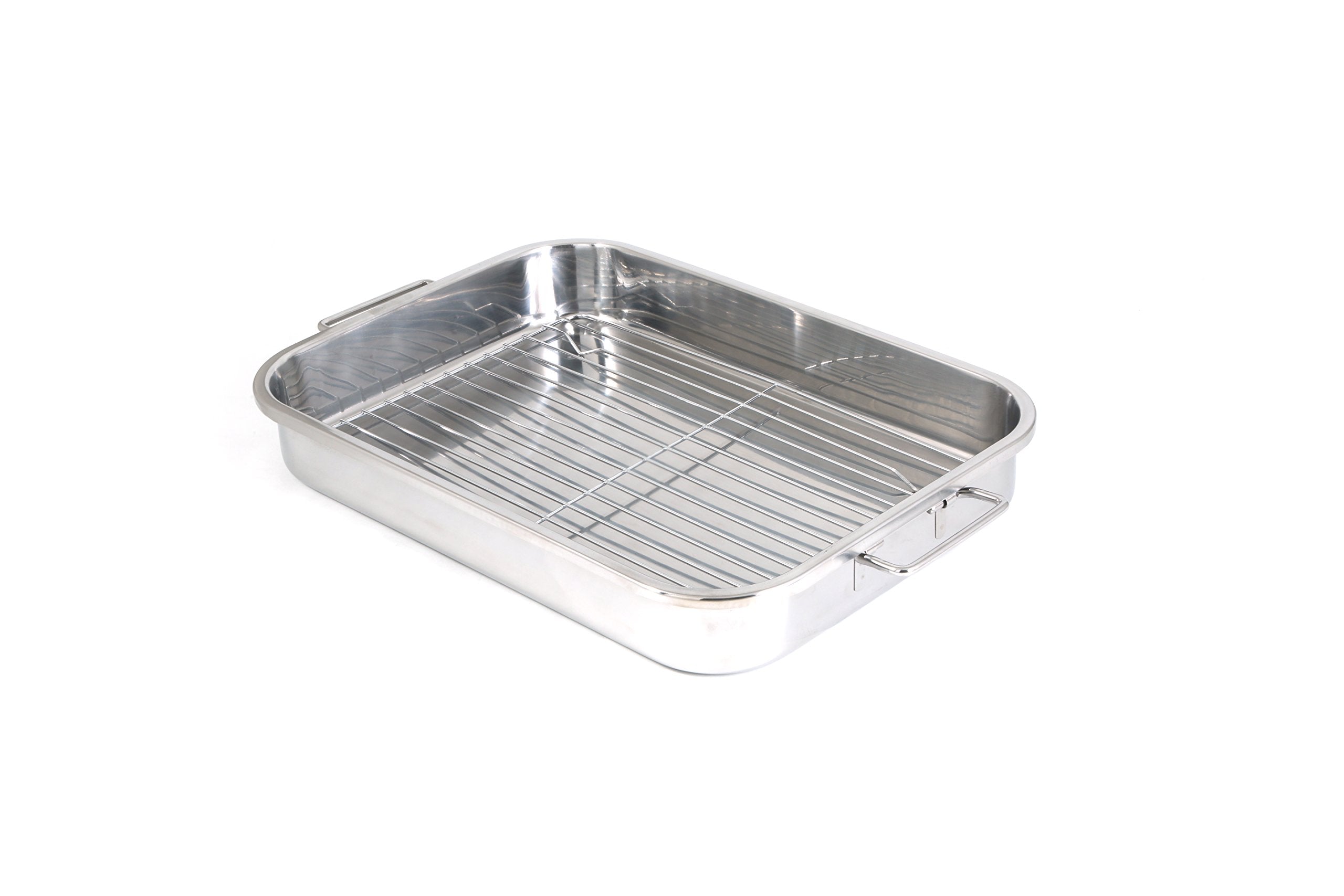 EXCELSTEEL Cook Pro foldable stainless handle detail for safe lifting