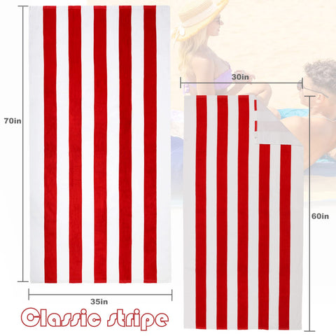 Exclusivo Mezcla full-size towel spread on sand provides large coverage for beach