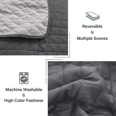 Exclusivo Mezcla quilt on made bed in modern bedroom illustrating versatile decor appeal