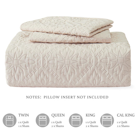 Exclusivo Mezcla quilt packaging and label image showing care tag and easy-care benefit