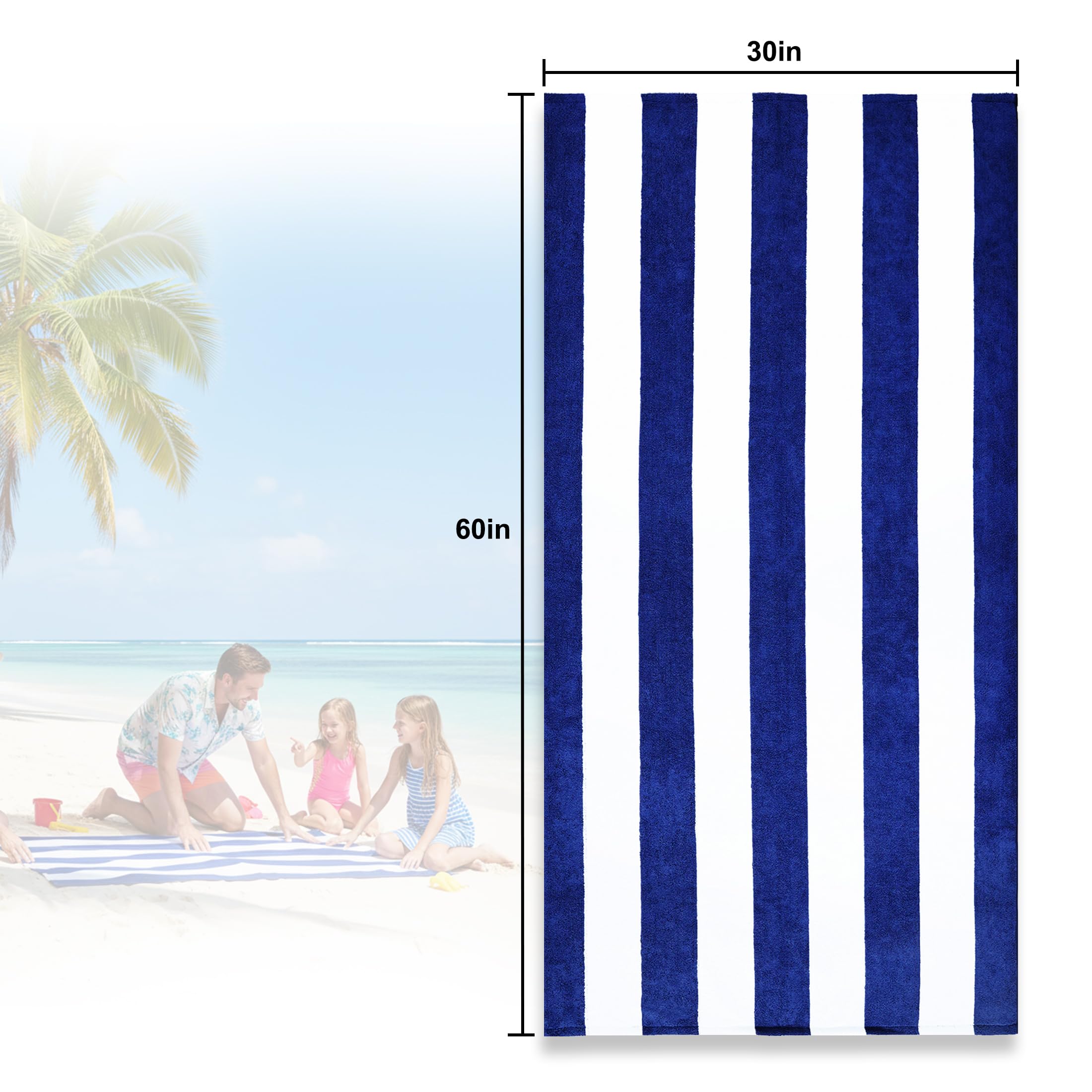 Exclusivo Mezcla towel in use on beach demonstrating lightweight packability and coverage