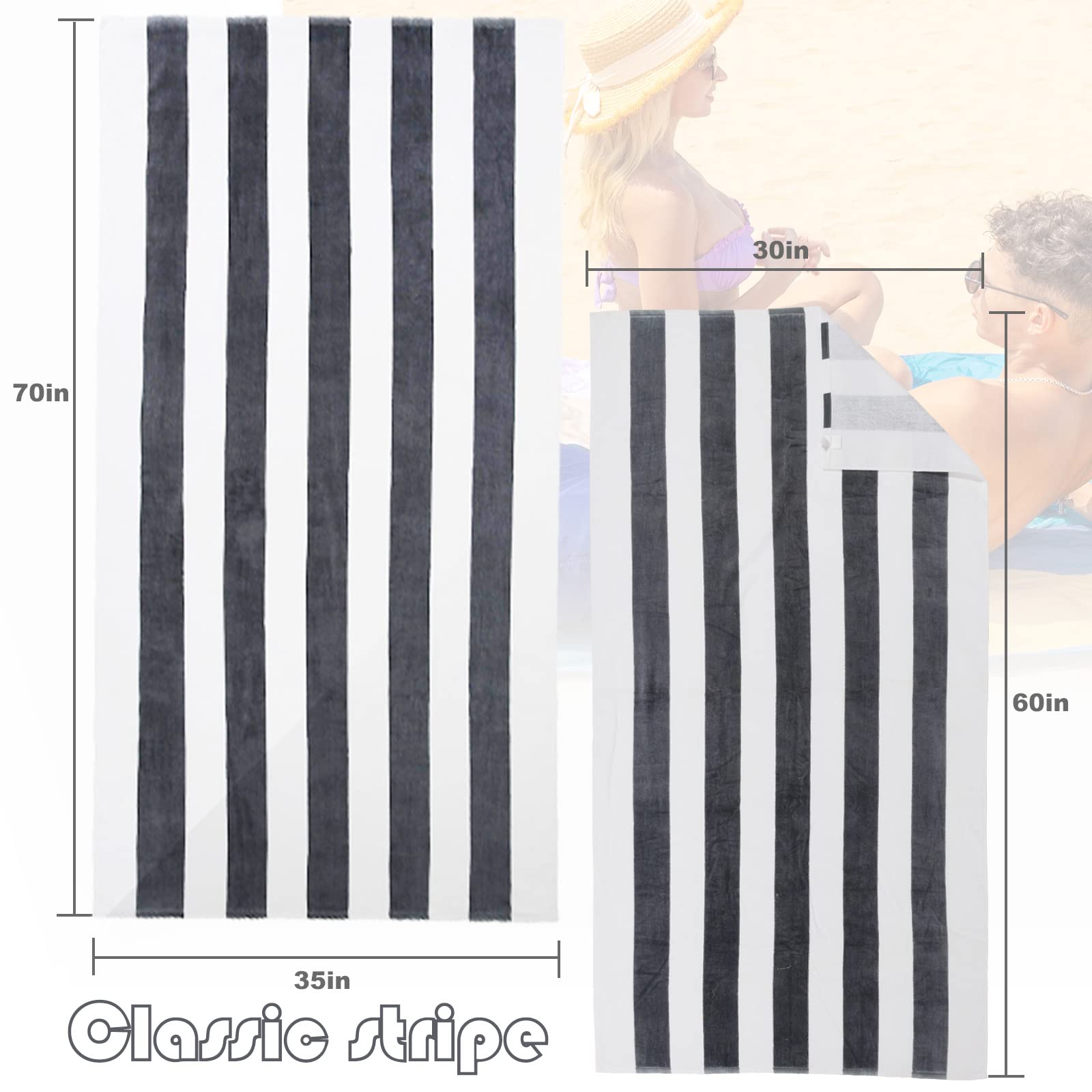 Exclusivo Mezcla towel wrapped around person illustrating full-body coverage