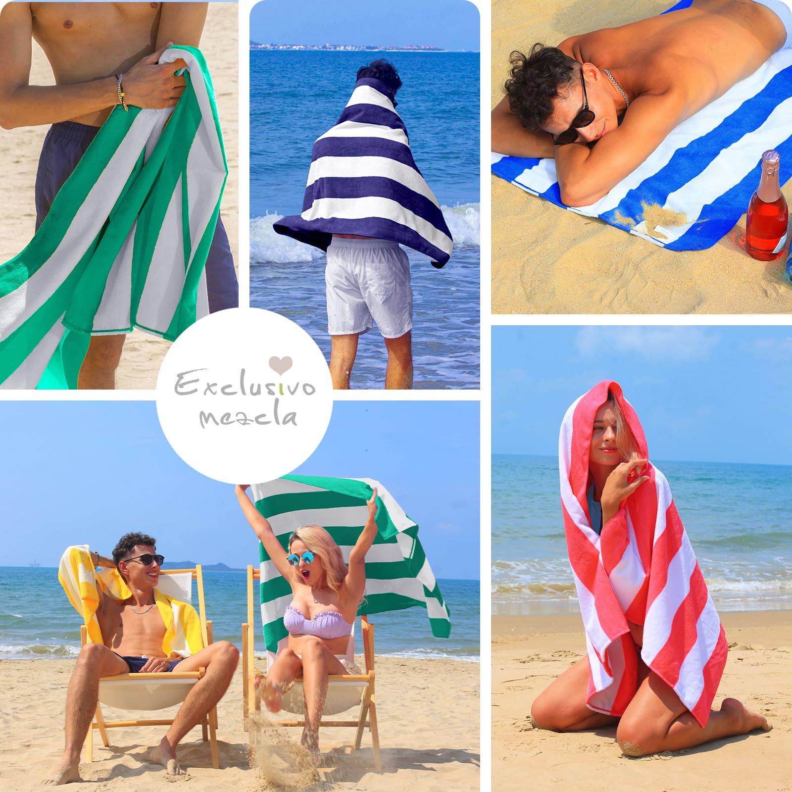 Exclusivo Mezcla towel used for yoga practice showing multi-purpose convenience