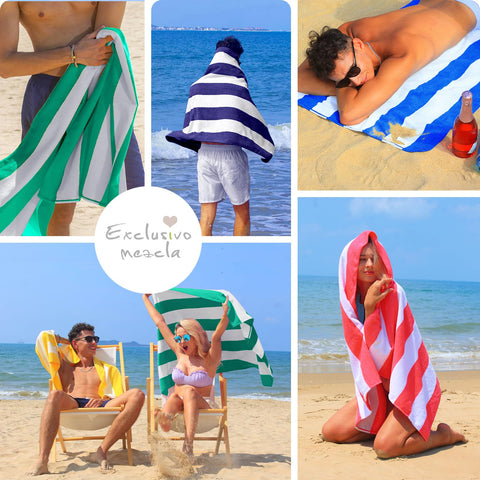 Exclusivo Mezcla towel used for yoga practice showing multi-purpose convenience