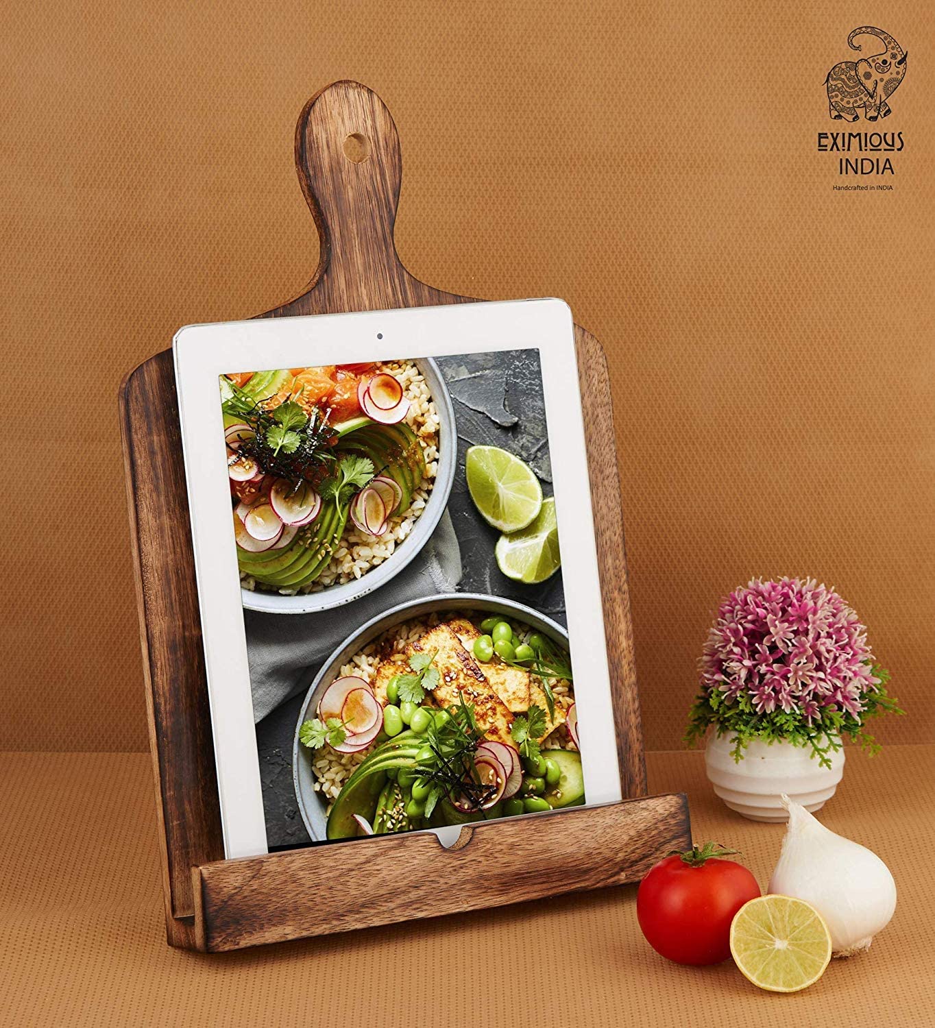 Eximious India on a breakfast counter demonstrating stylish, practical display